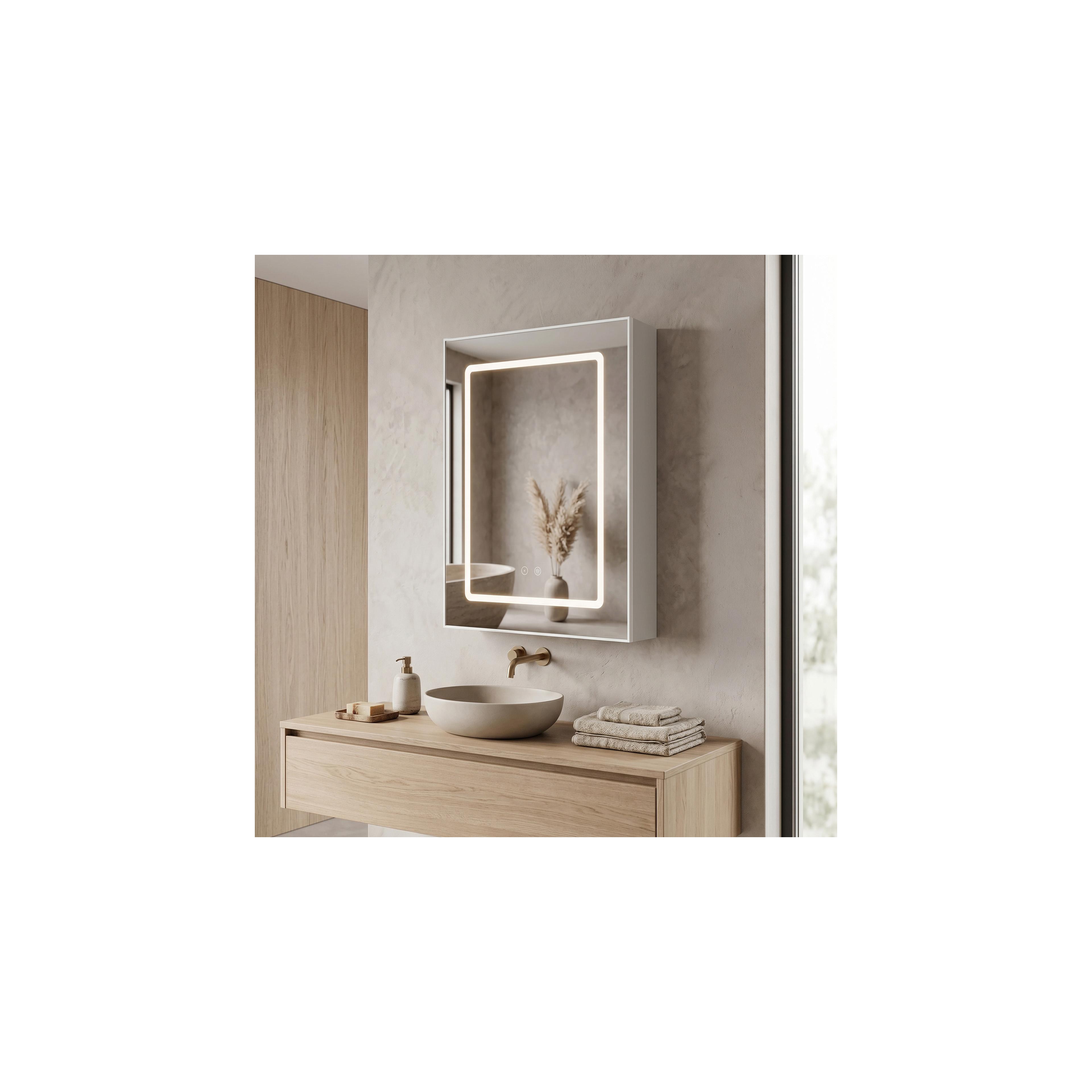 LED mirror cabinet Rea Zenit 70x50cm