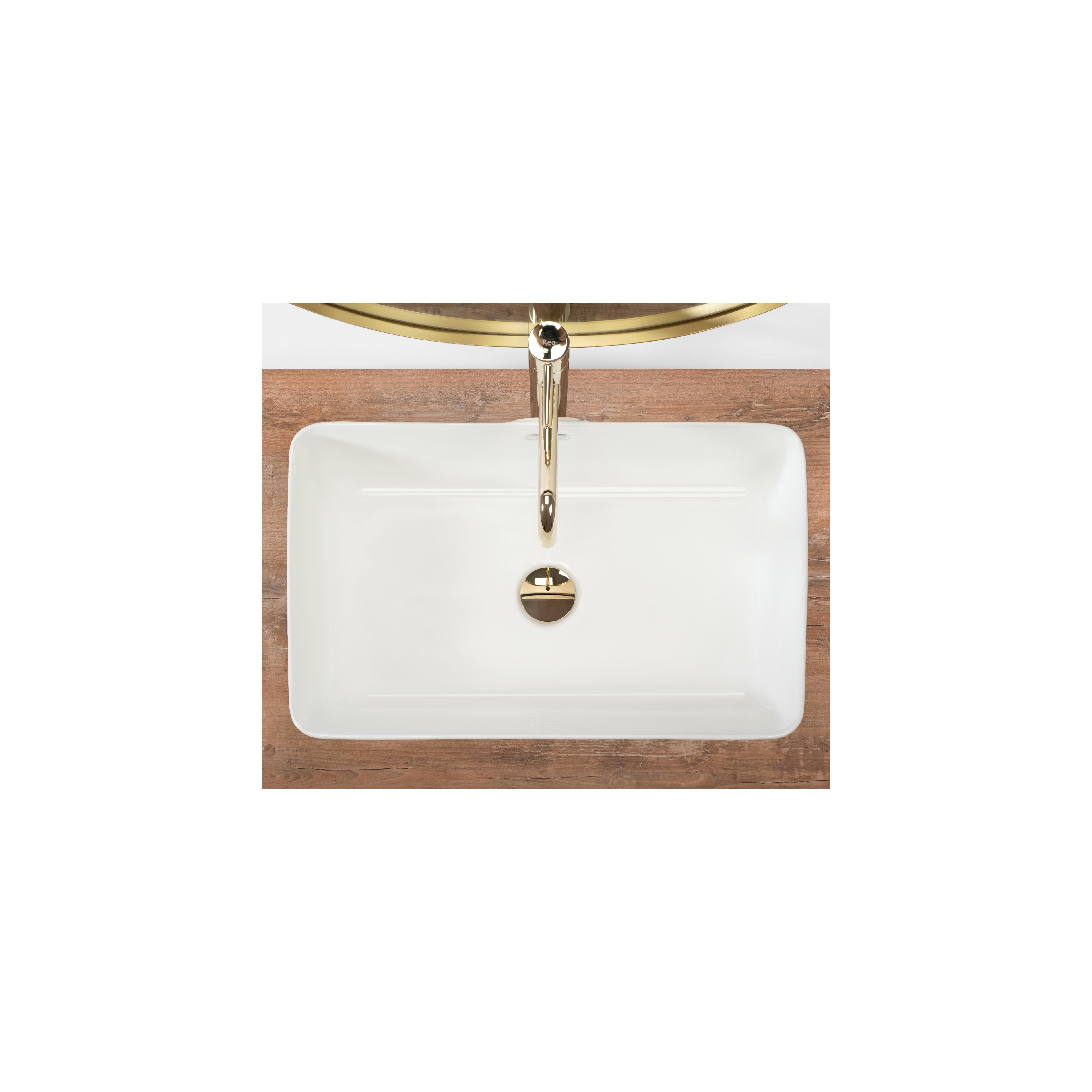Aufsatzwaschbecken Rea Berta 55 White