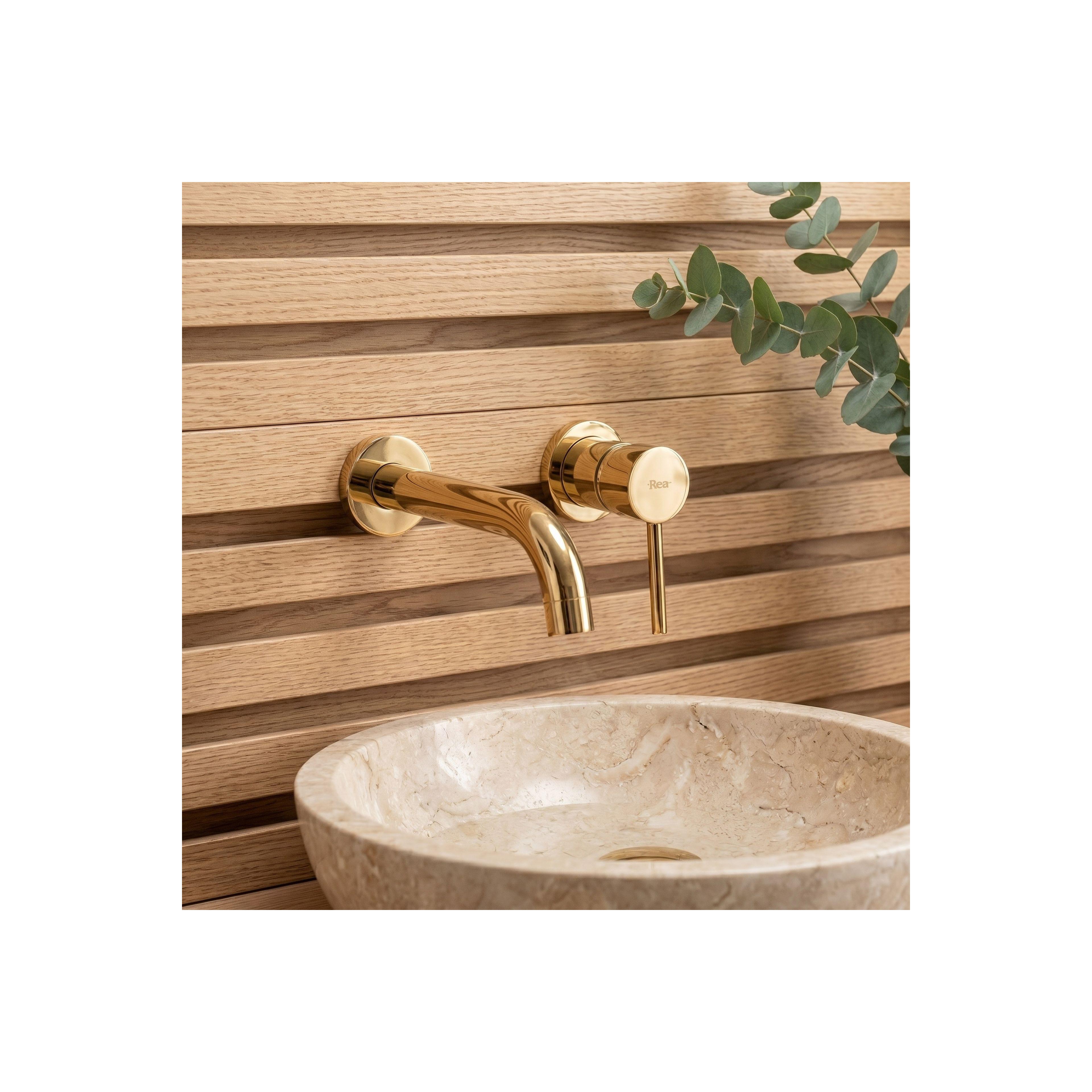 Inbyggd blandare Rea Lungo Guld + BOX