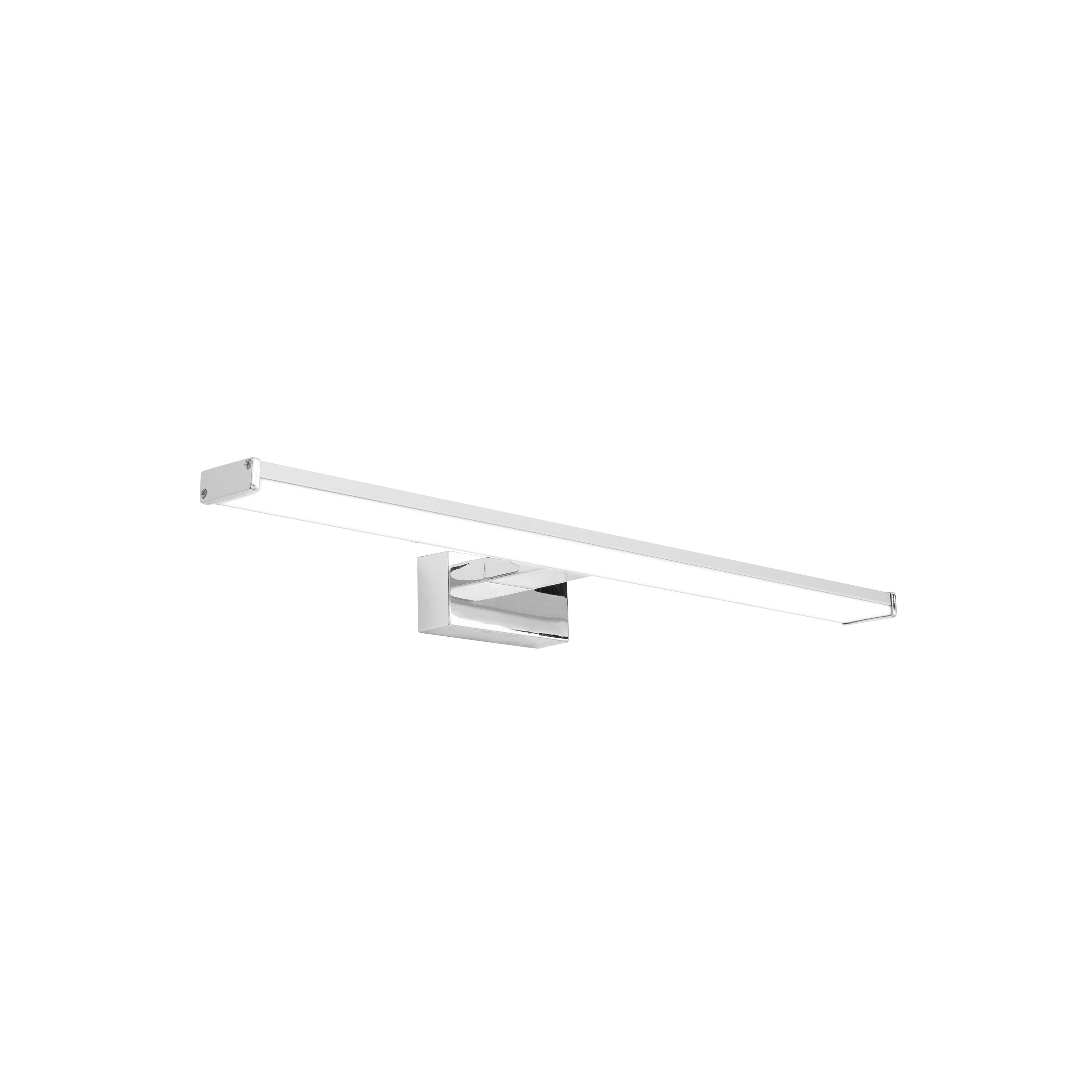 LÂMPADA DE PAREDE LED PARA BANHEIRO SOBRE O ESPELHO 8W 40CM APP368-1W CROMADO