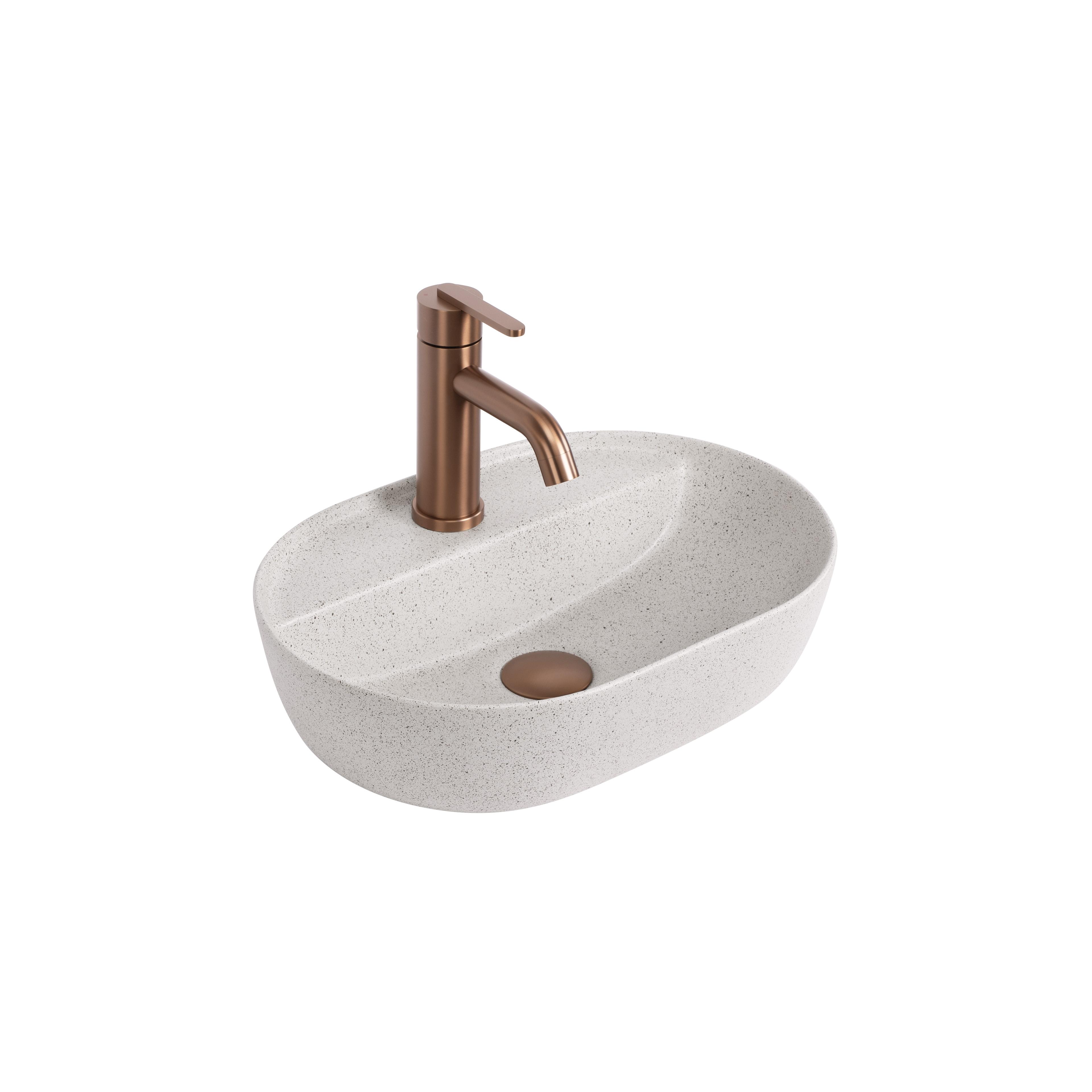 Aufsatzwaschbecken Rea Aura 42 Sandy