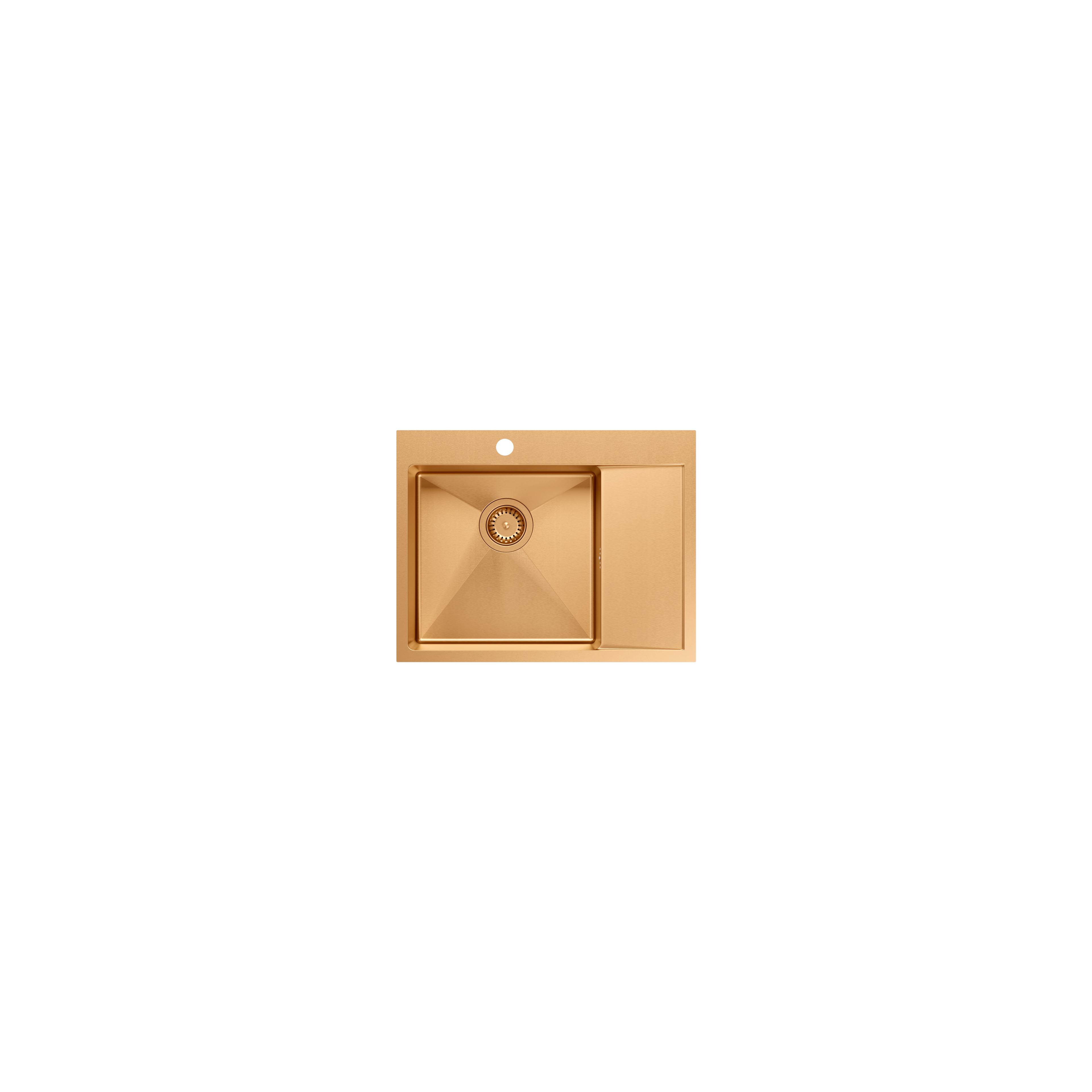 Стальная мойка для кухни RUSSEL 116 Copper