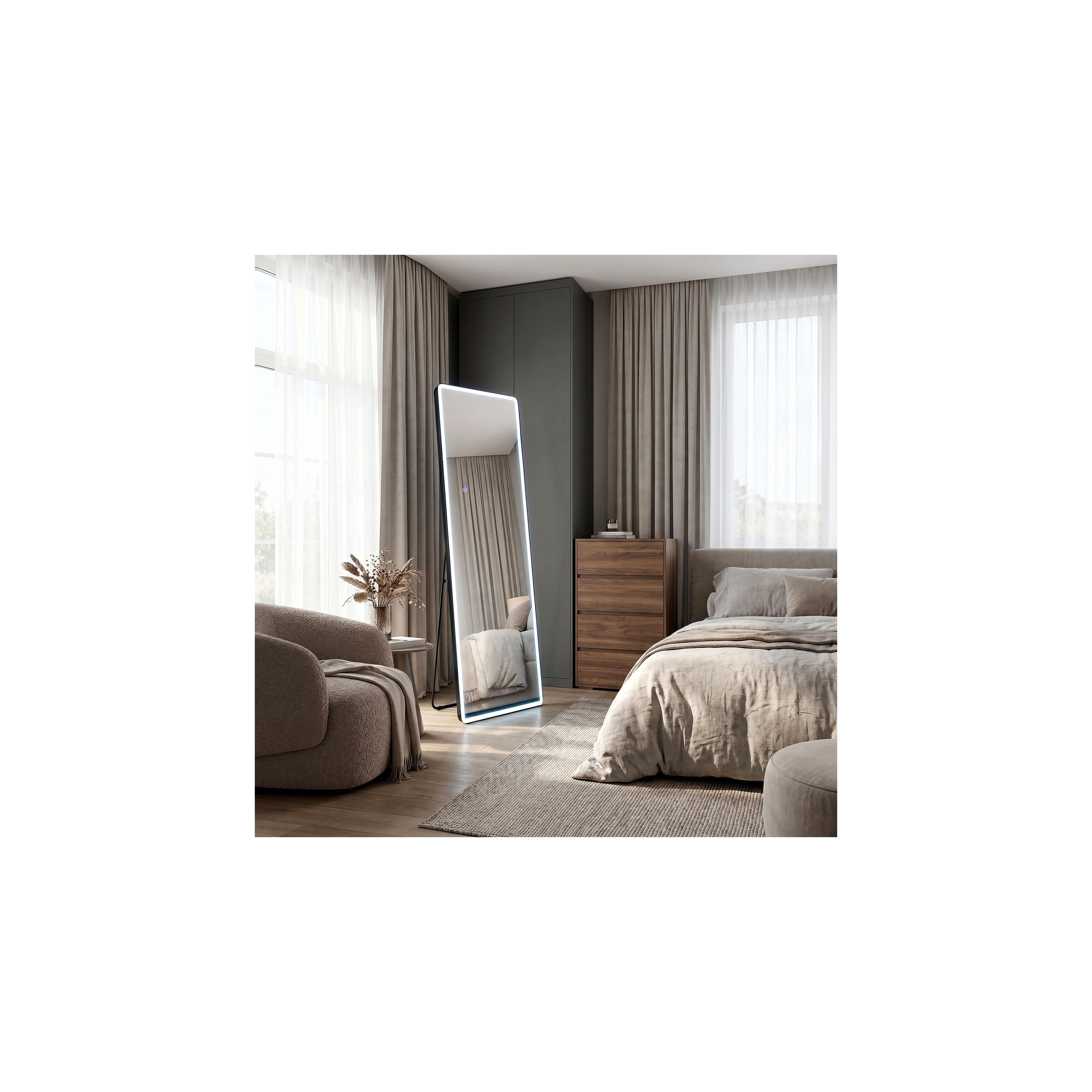 Spiegel LED Classico 60x170cm Black