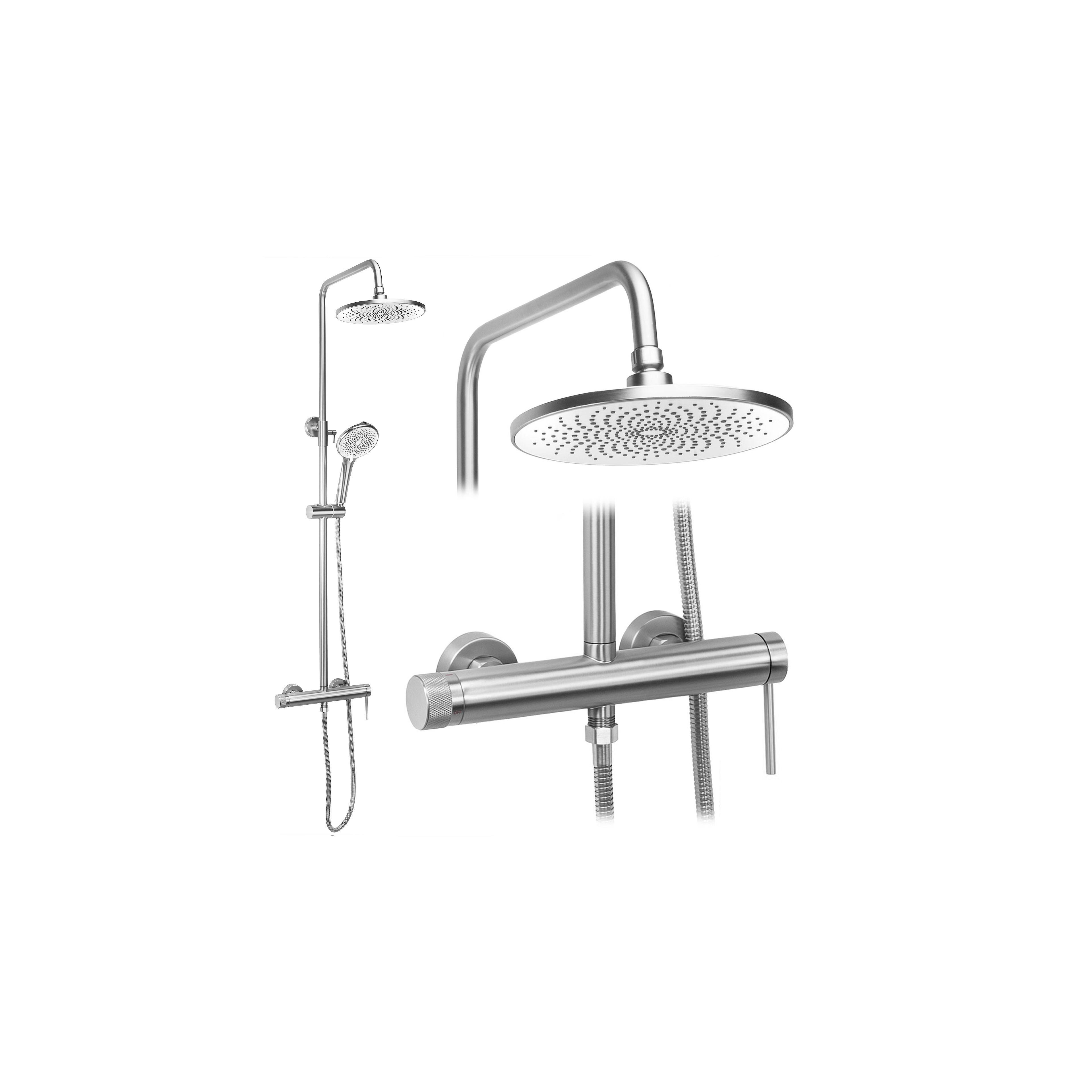 Duschgarnitur Rea Foss Clif Brush Nickel