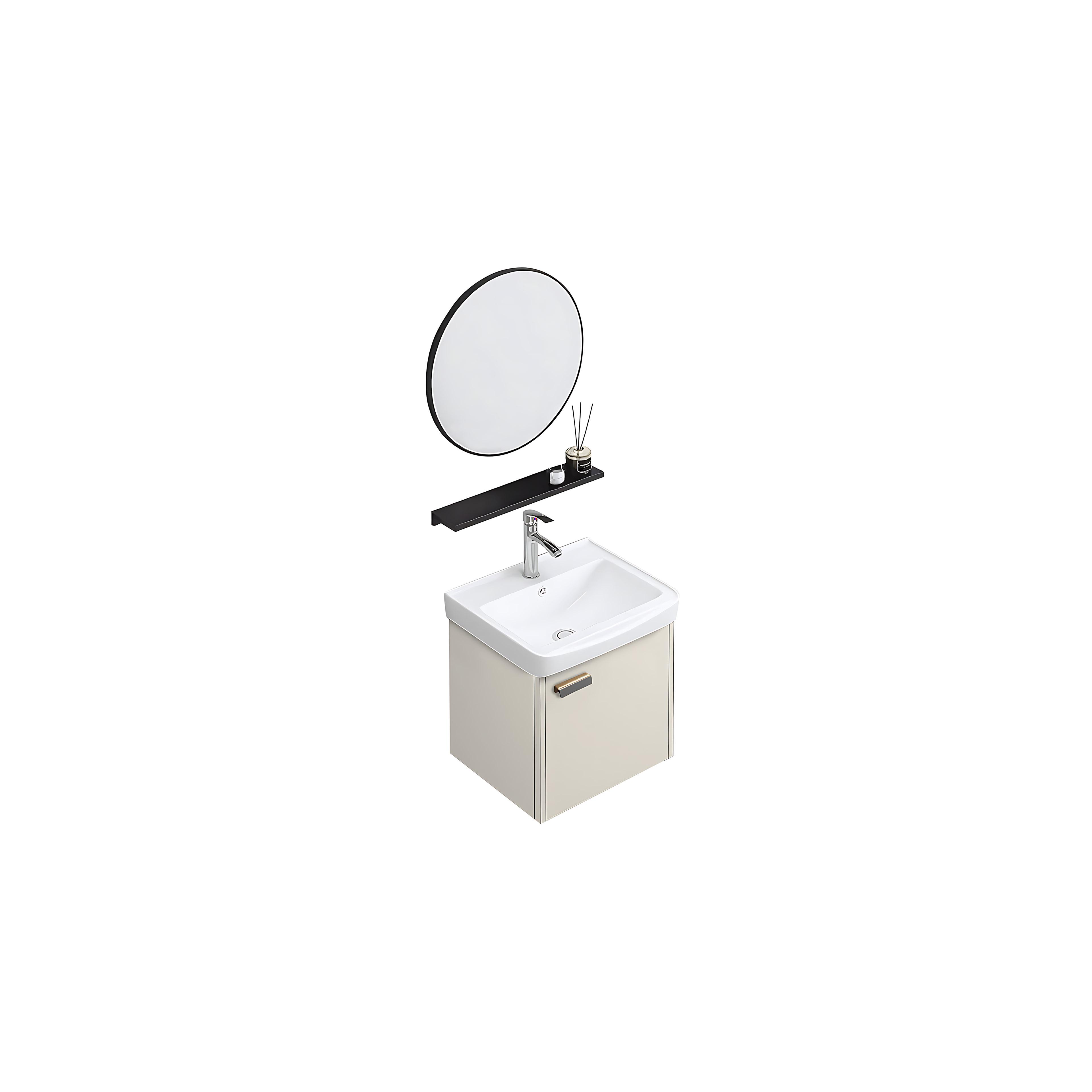 Badezimmermöbel-Set mit Waschbecken Molly 40cm Beige