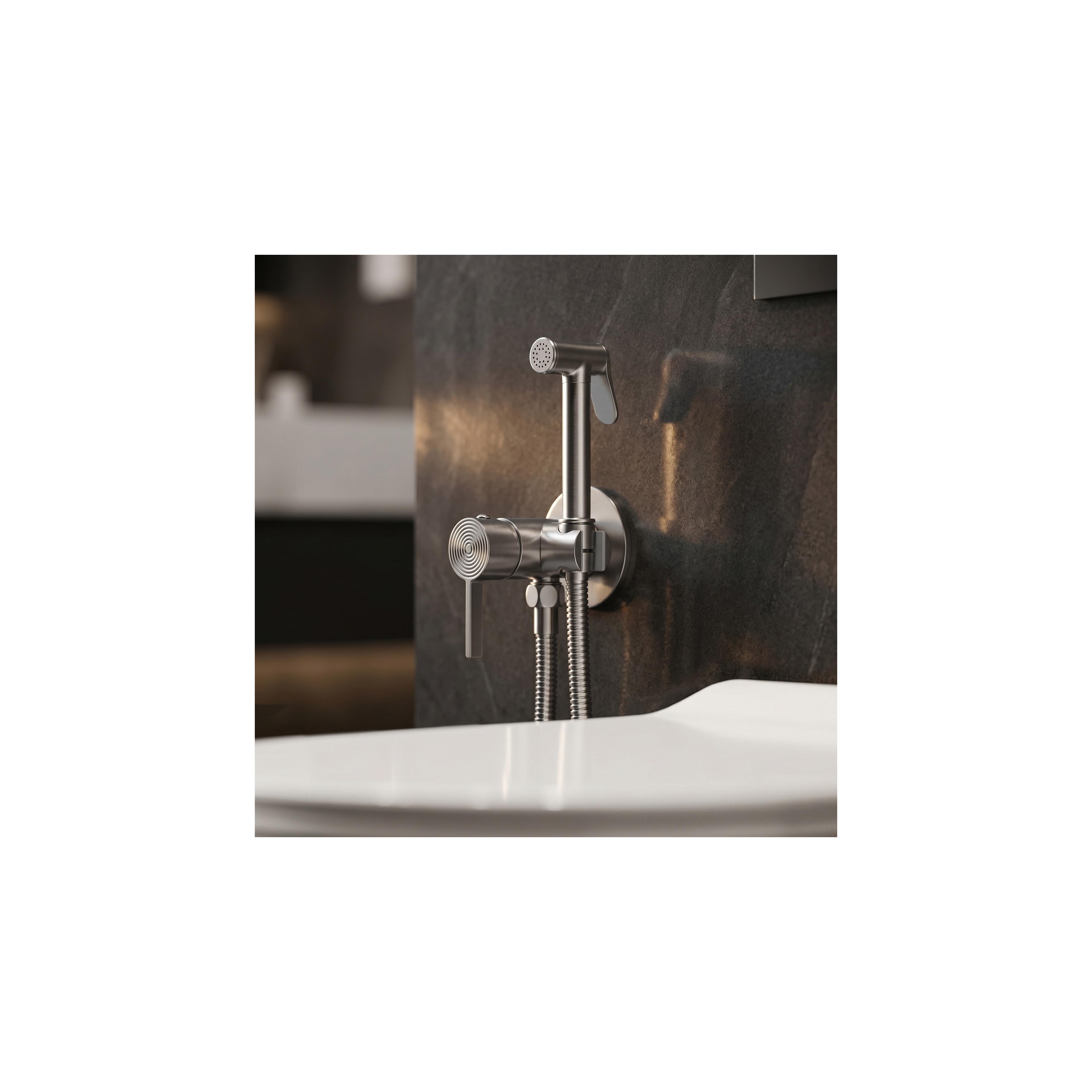 Bidetarmatur Rea Foster Brush Nickel