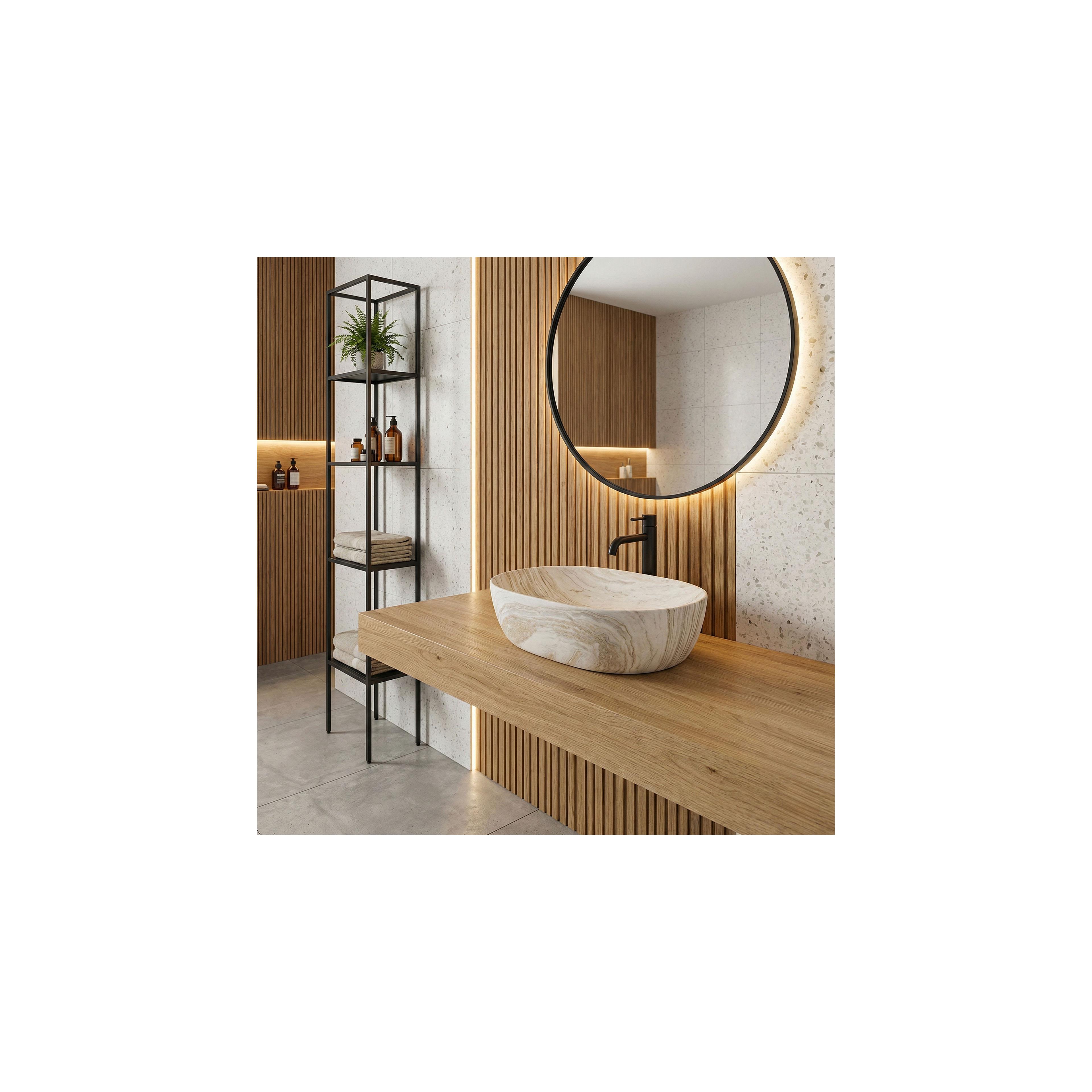 Aufsatzwaschbecken Rea Amelia Saturn 48