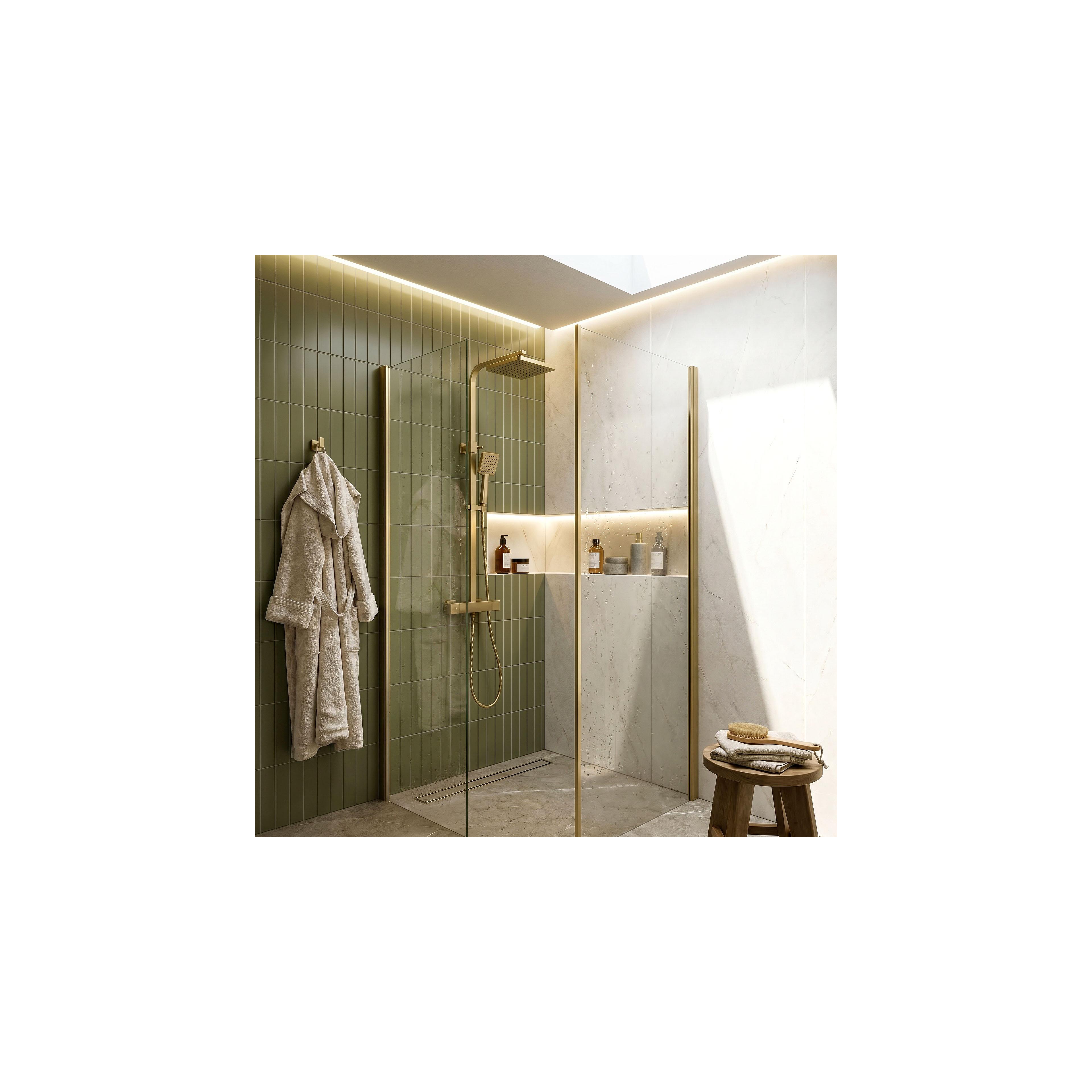 Duschgarnitur Rea Atrium Brush Gold