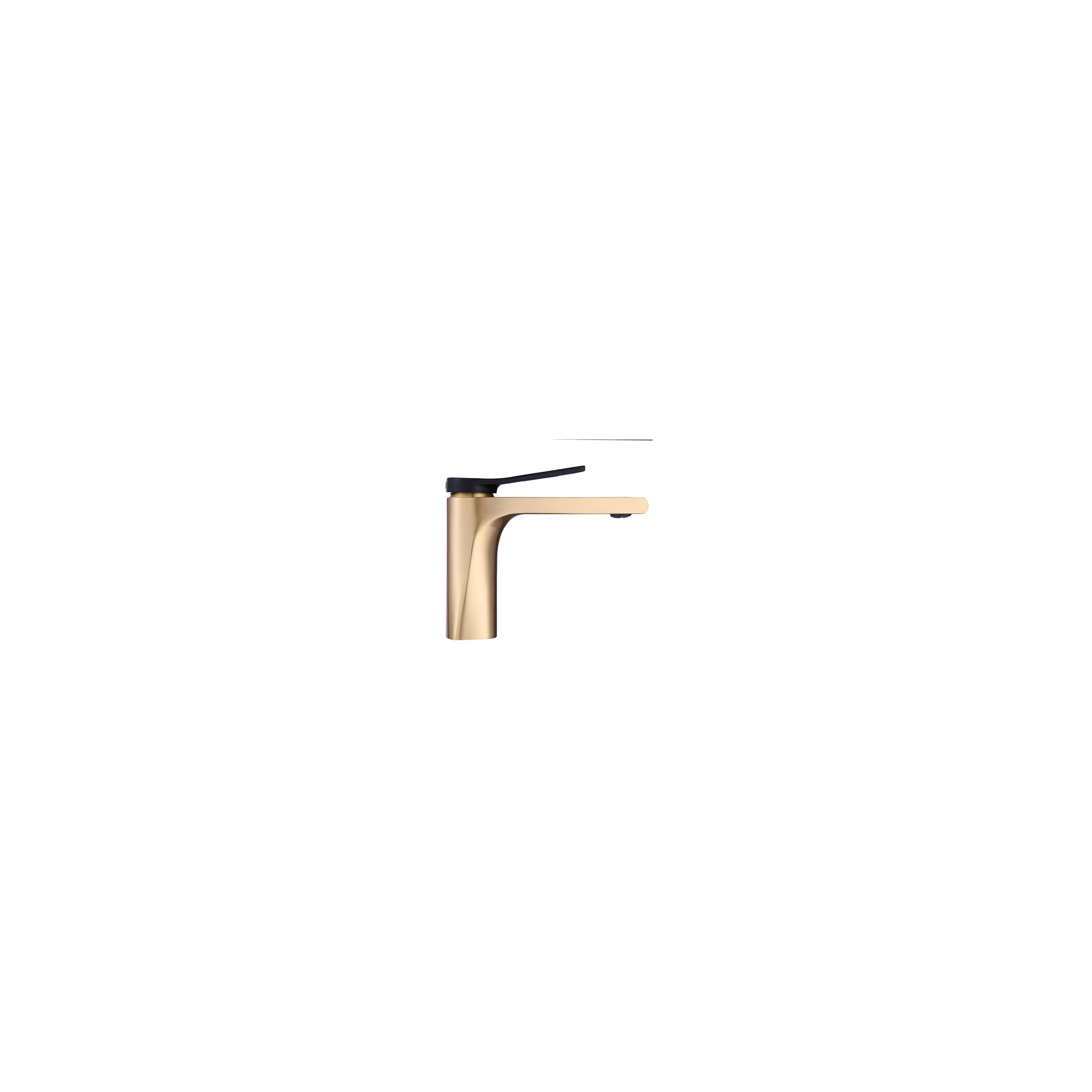 Waschbeckenarmatur REA Soul Gold mat black low