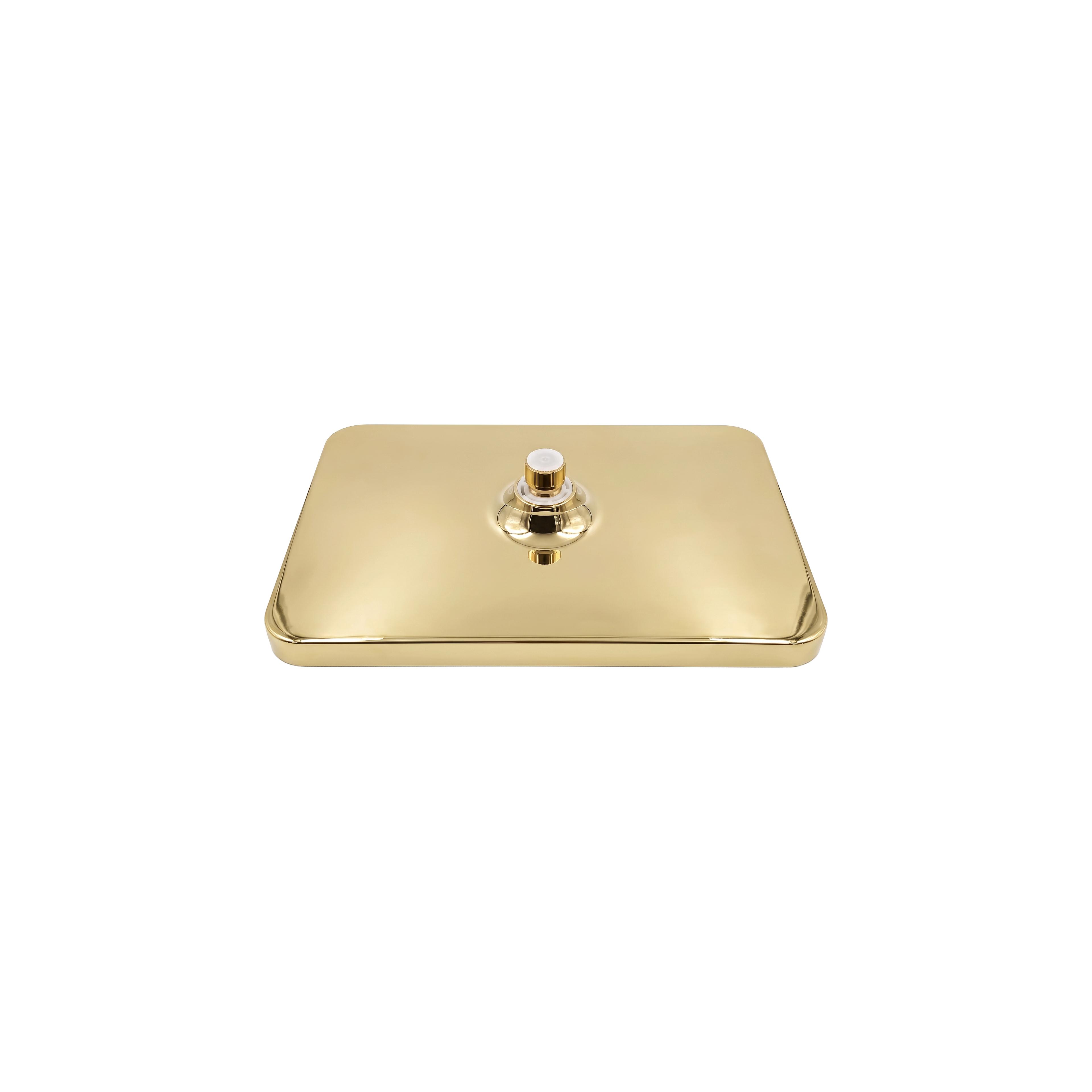 Rectangular shower head REA JS-032 Gold