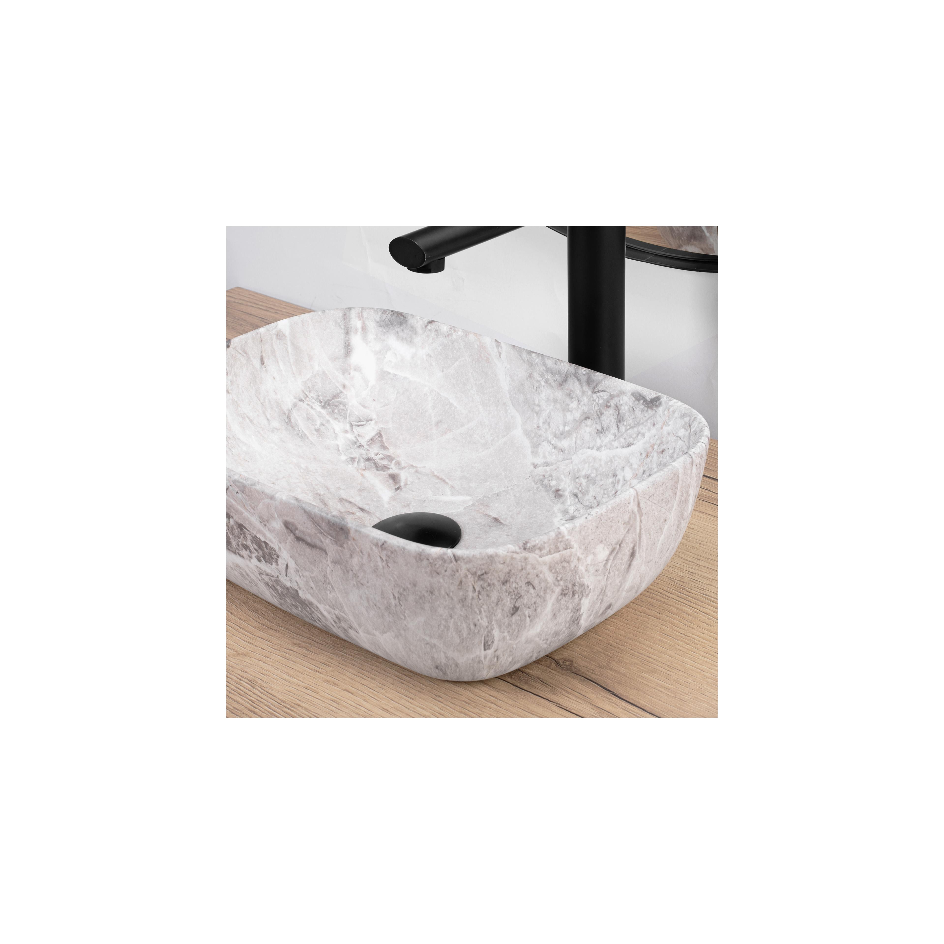 Aufsatzwaschbecken Rea Belinda mini stone matt