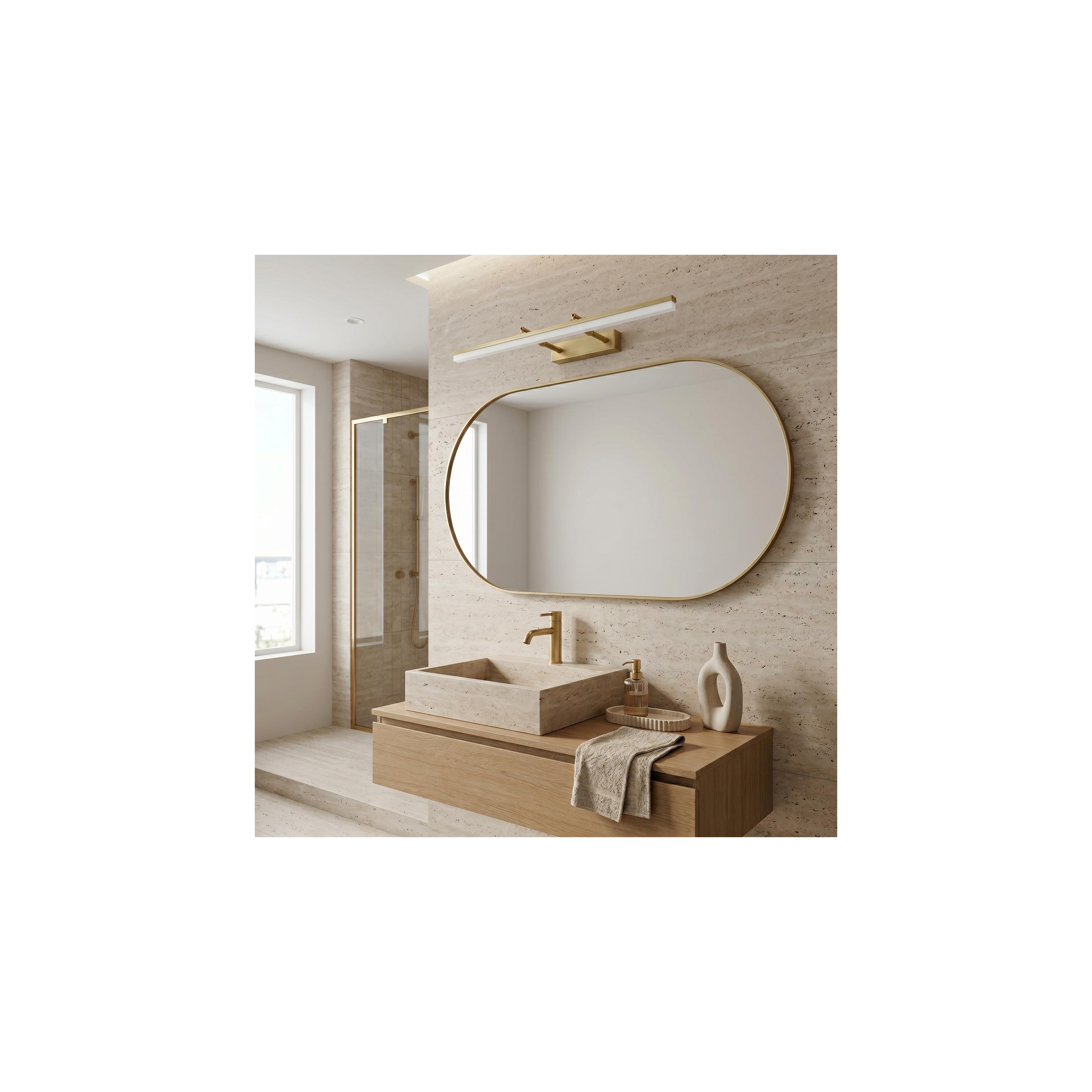 Bad LED-Wandleuchte APP1876-1W 60cm BRUSH GOLD