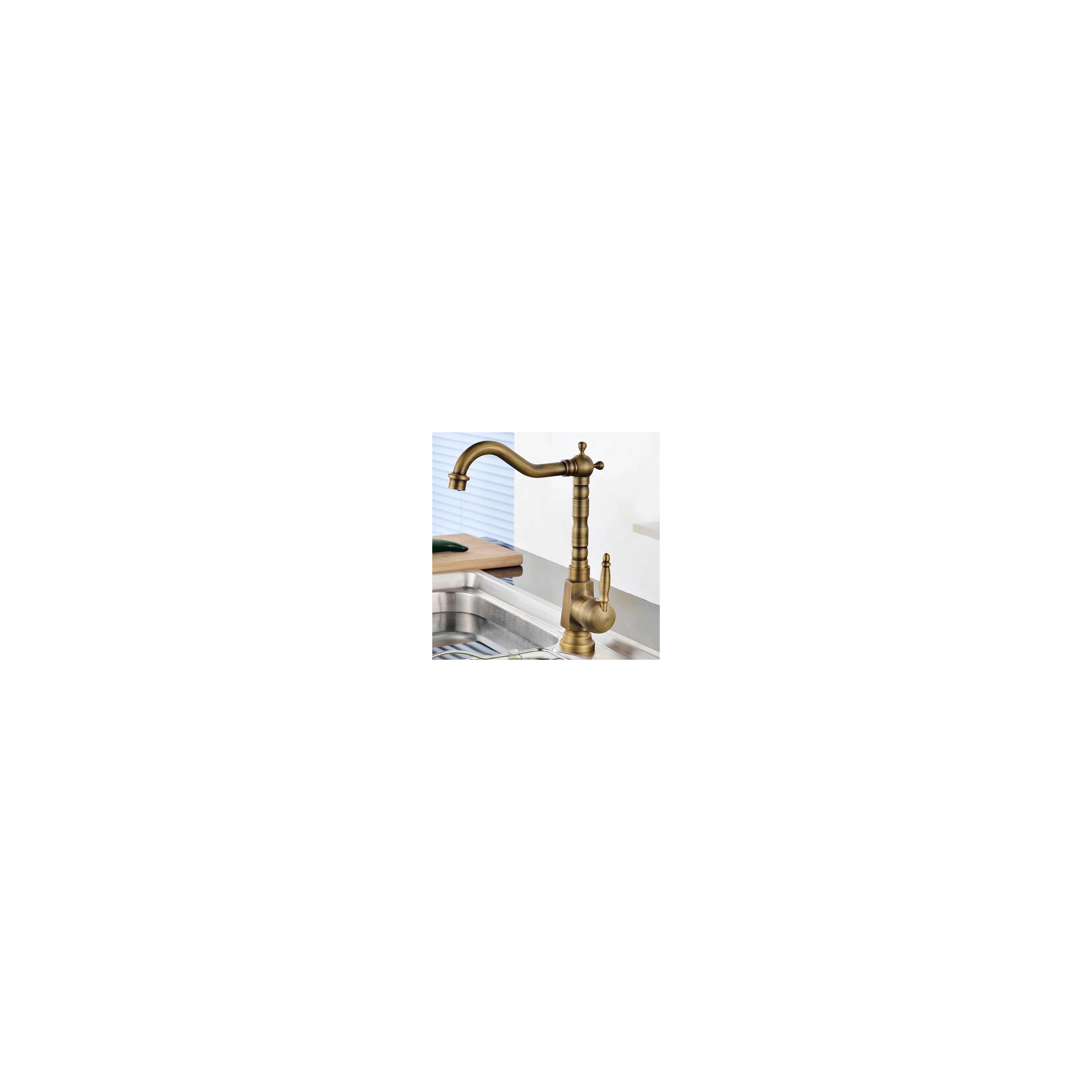 Waschbeckenarmatur Bona Old Gold high