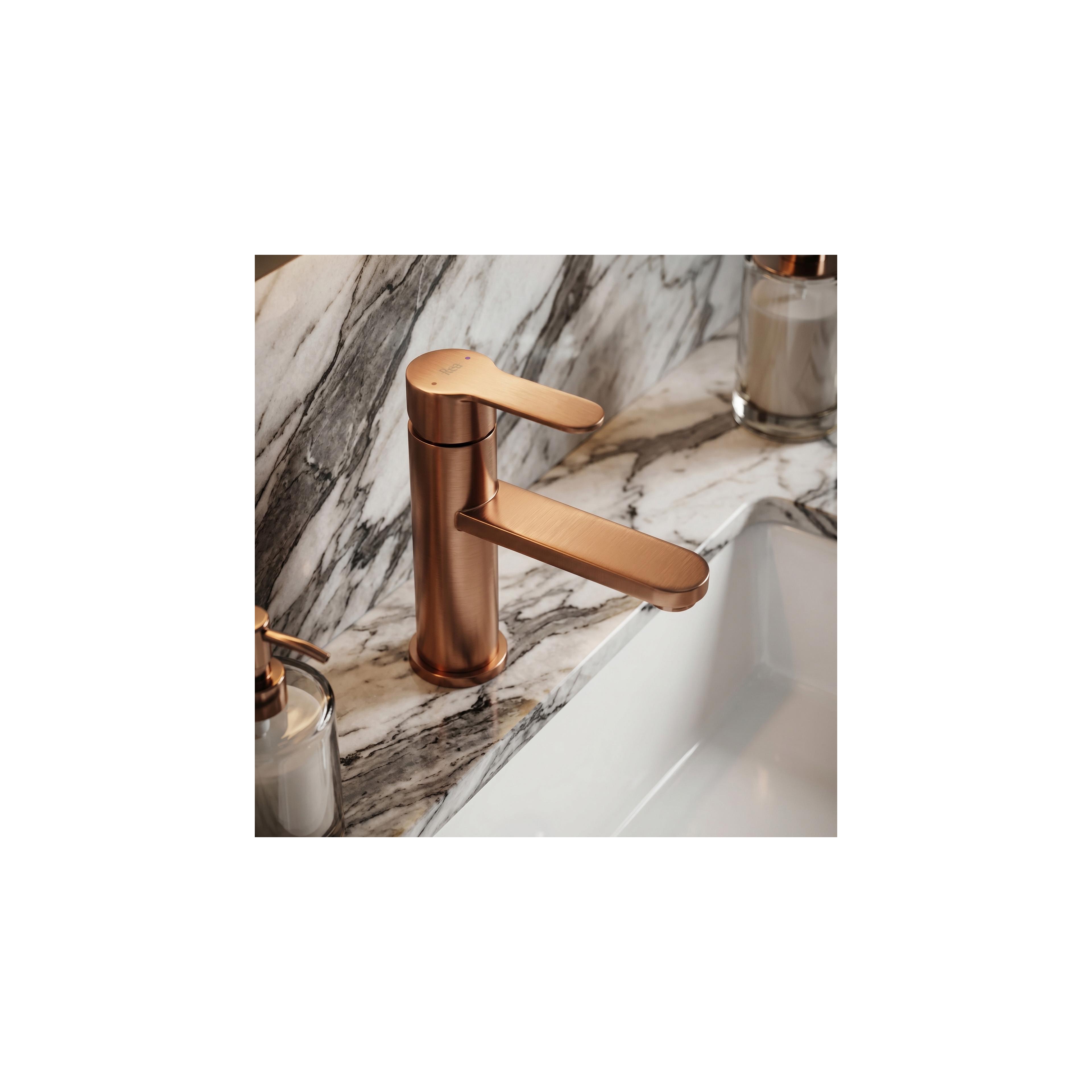 Waschbeckenarmatur Rea Arcos Brush Copper