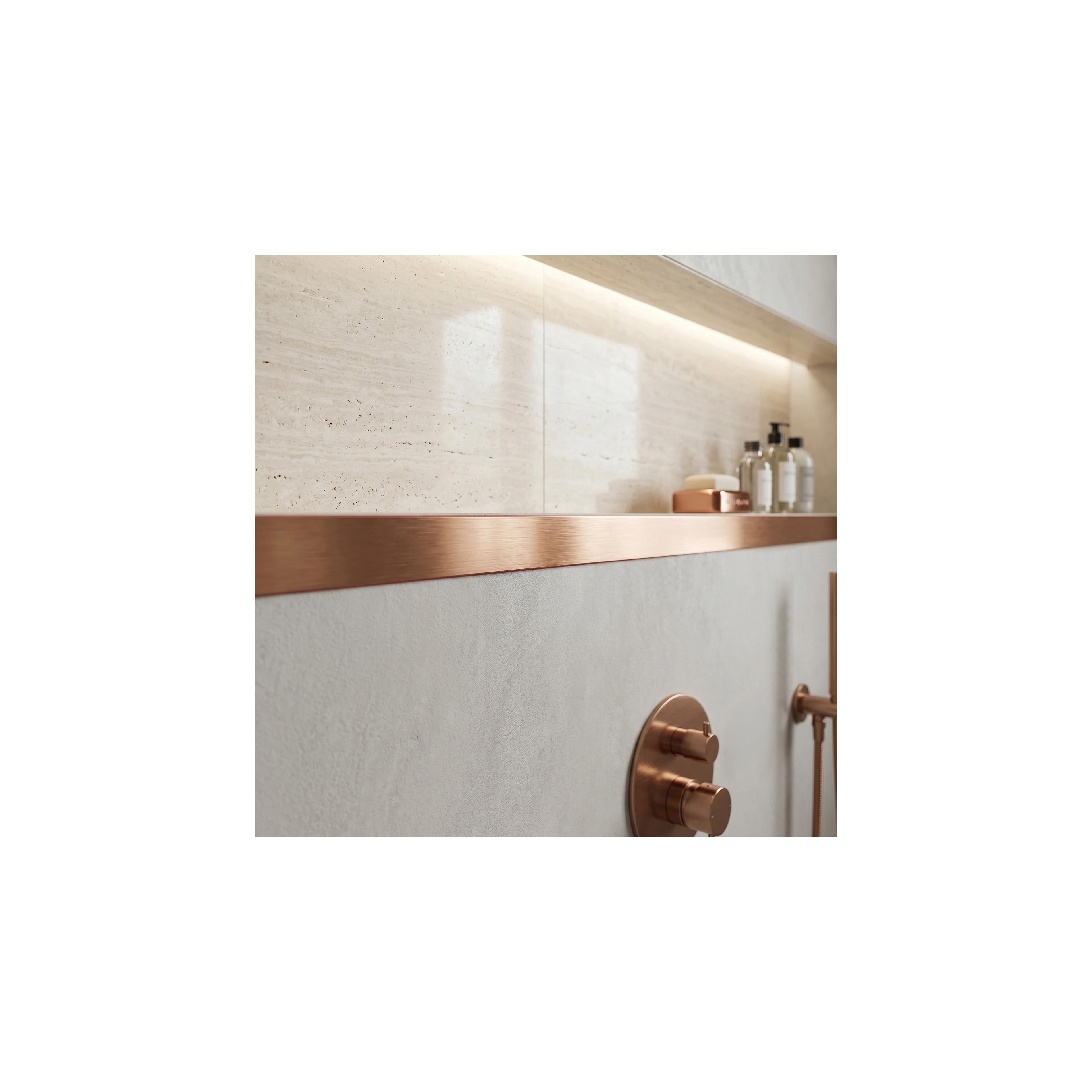 Selbstklebende Zierleiste Rea P14454CB 3,8cm Brush Copper