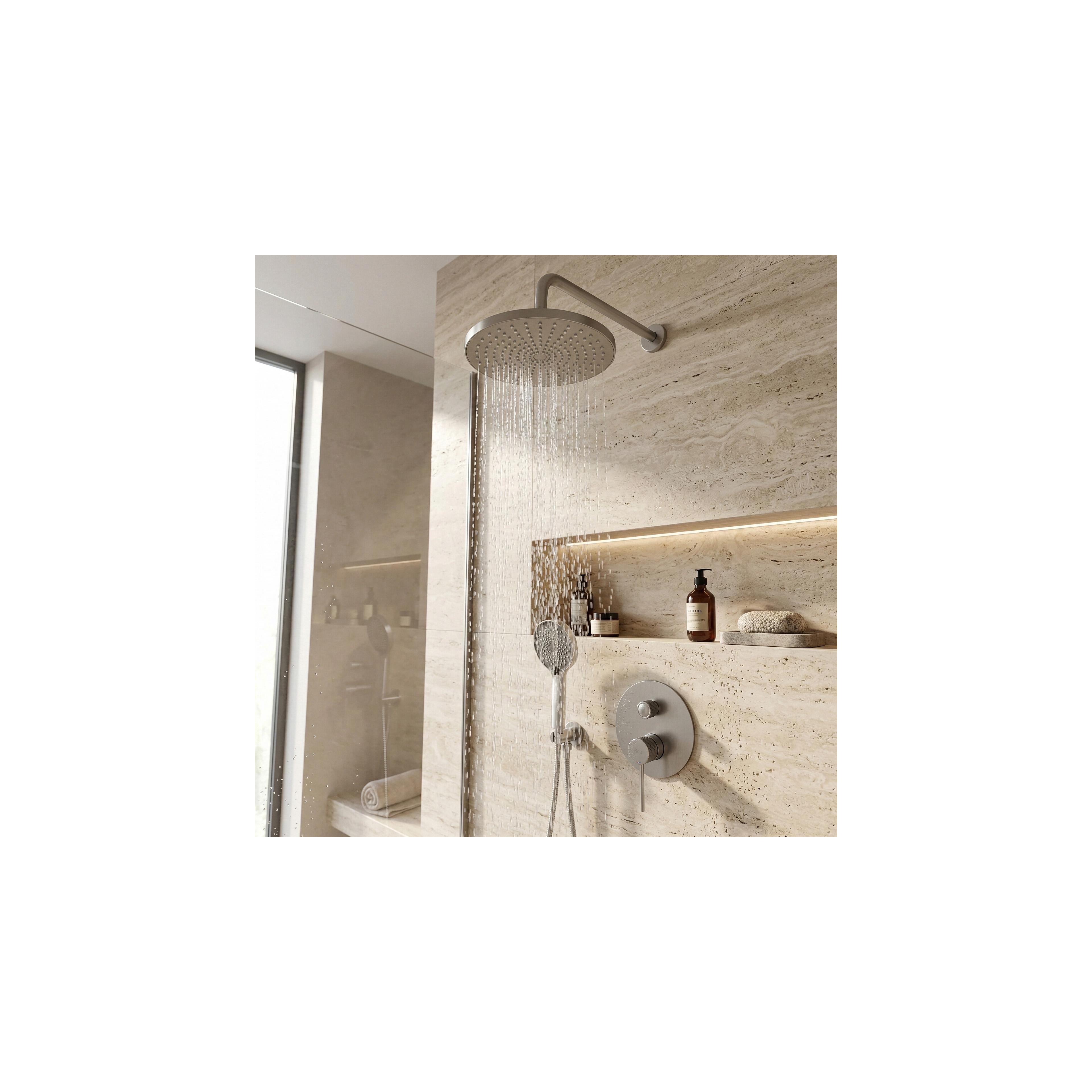 Unterputz Duschset Rea Lungo Stripe Nickel Brush + BOX