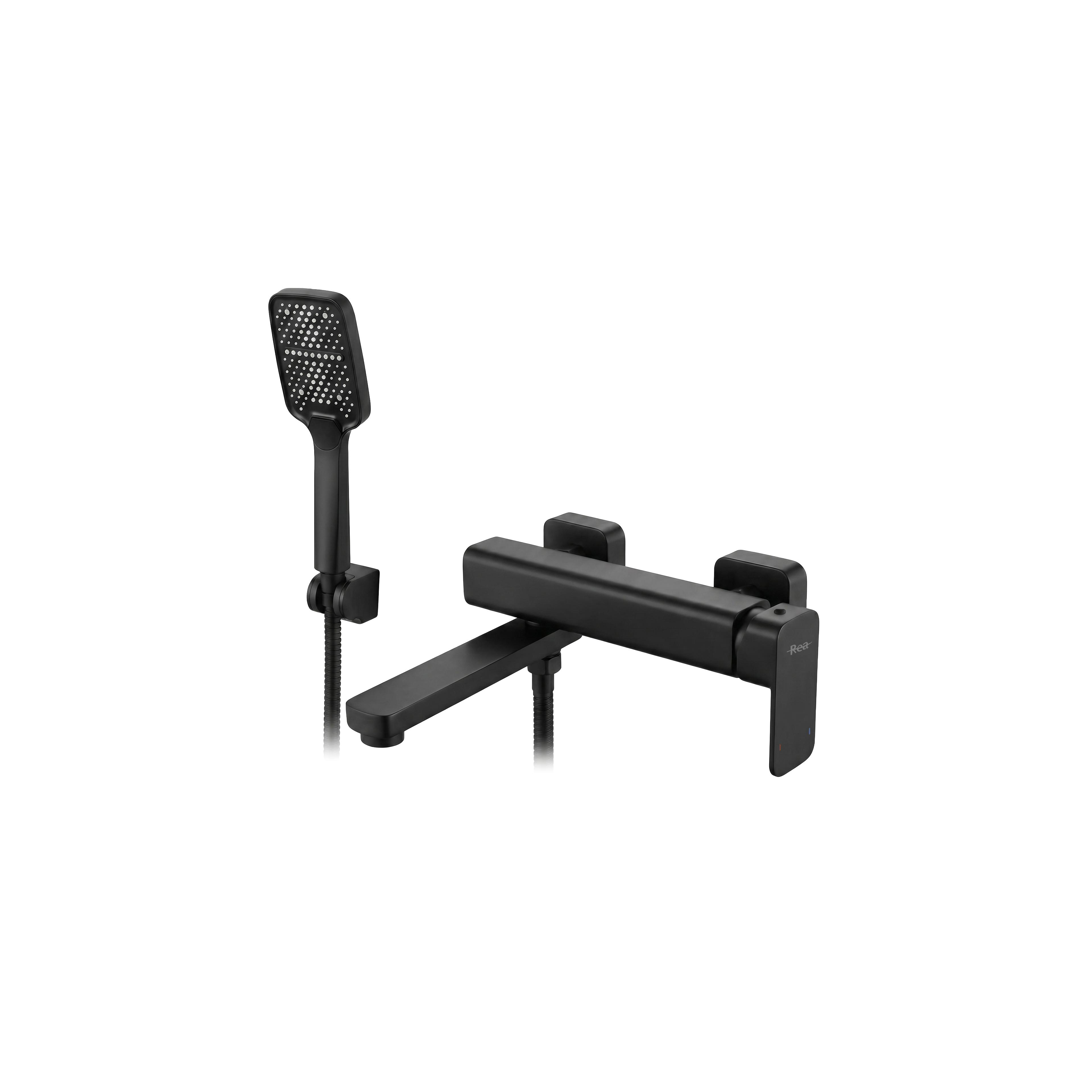 Wannenarmatur Rea Arlo Black