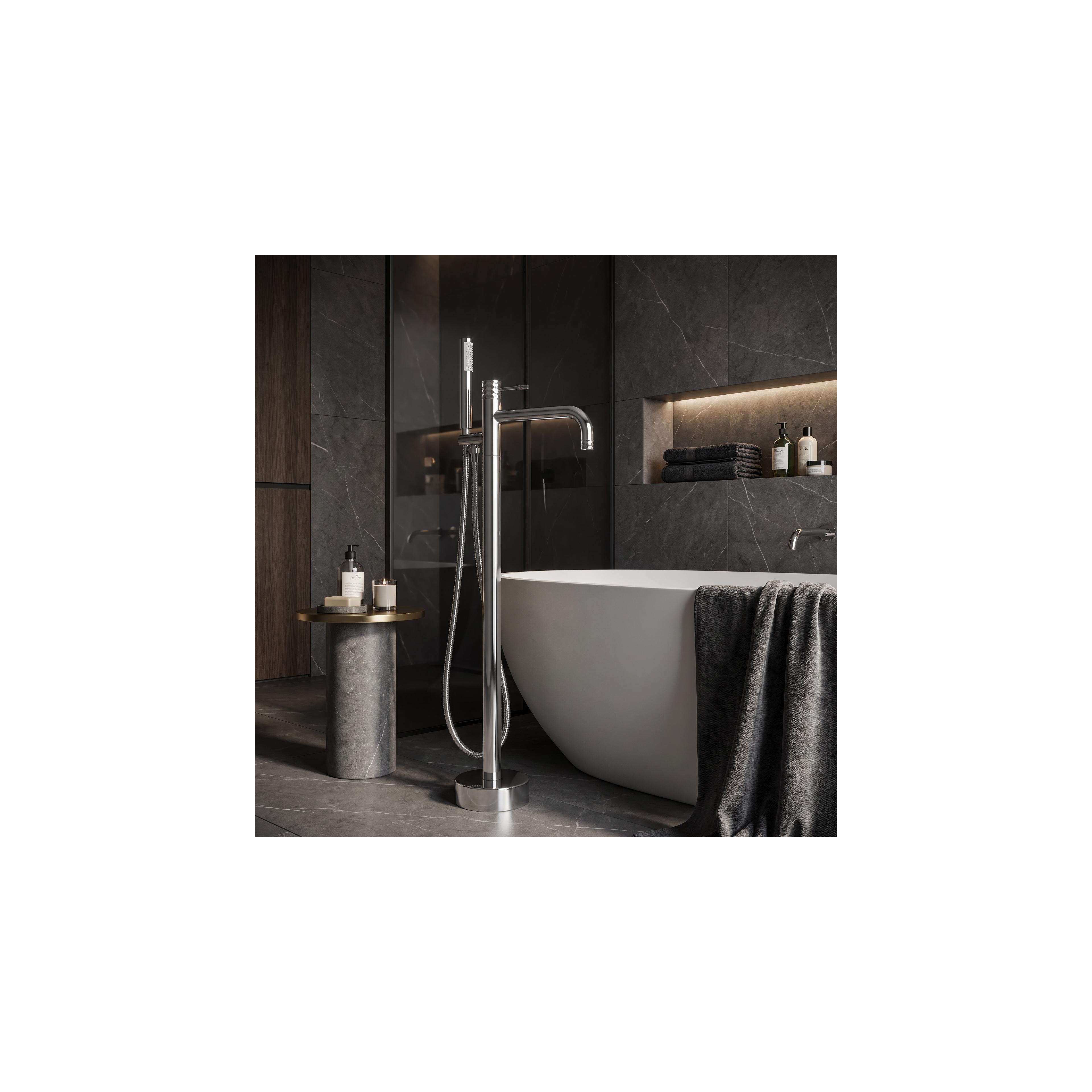 Fristående badkarsblandare Rea Lungo Diamond Chrome