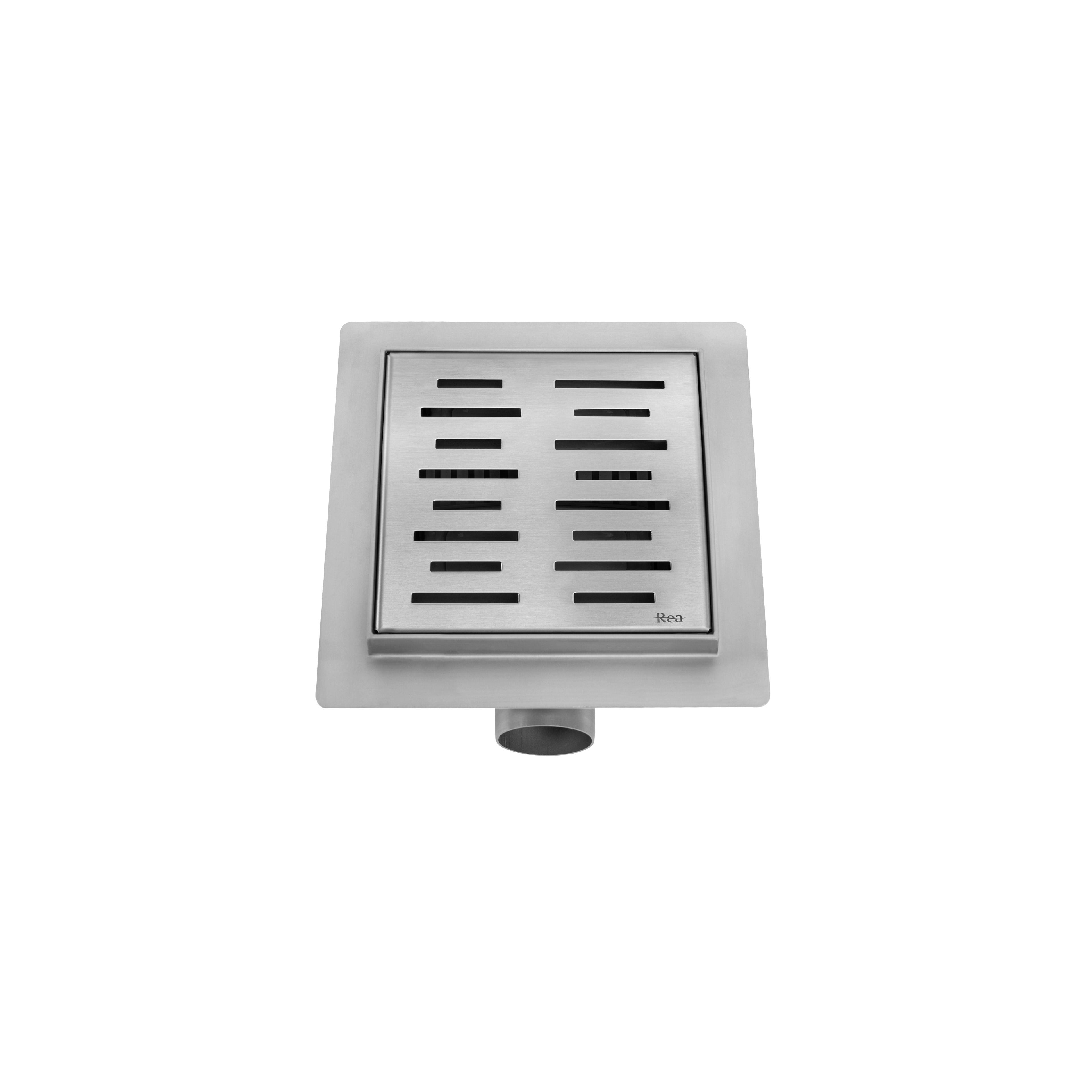 REA LINE lineārā noteka 150x150 BRUSHED NIĶEL