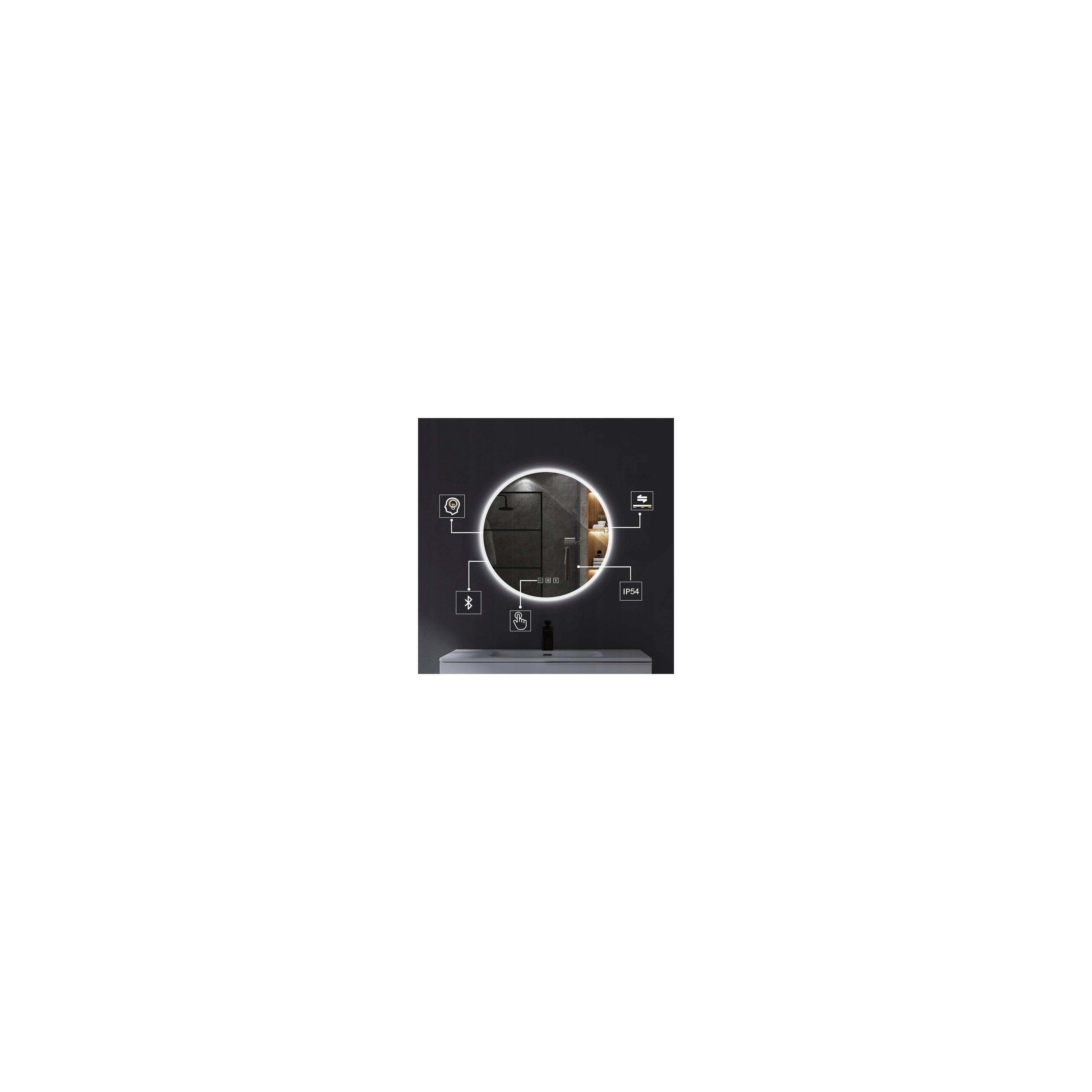 Ogledalo LED BLUETOOTH FFJ 60cm