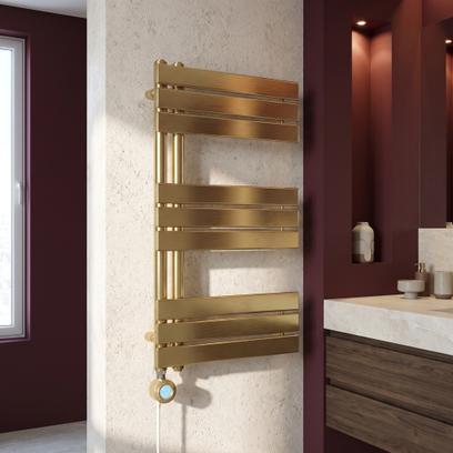 Electric Radiator Rea Marvo 90x50cm Brush Gold
