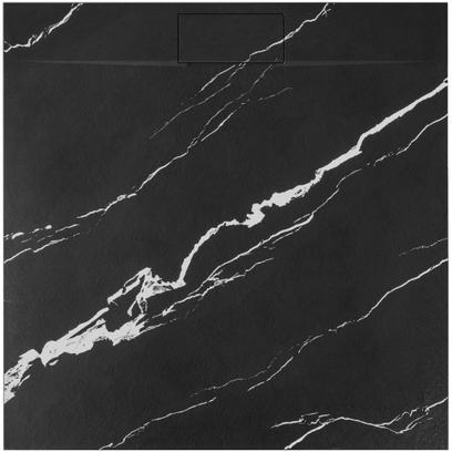 Duschtasse Bazalt CARRARA BLACK 90x90