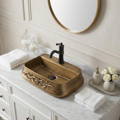 Countertop washbasin Rea Castel