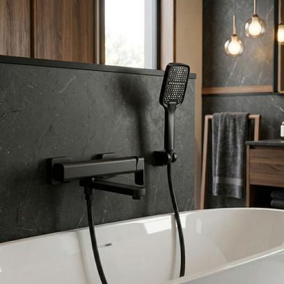 Robinet de baignoire Rea Arlo Black