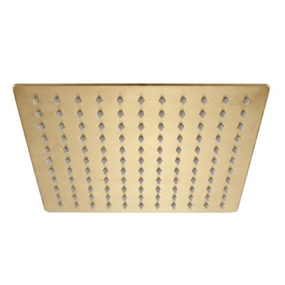 Square rain shower head REA JS-P015BG 25cm Brush Gold