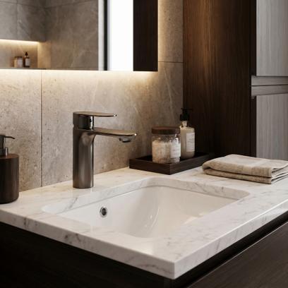 Robinet de lavabo Rea Drop Titan low