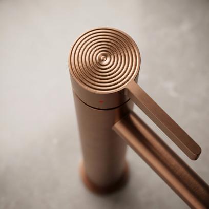Robinet de salle de bain Rea Foster Brush Copper