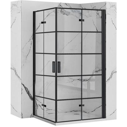 Tuš kabina Rea Molier Black Double 100x100