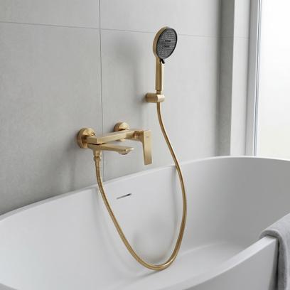 Robinet de baignoire PREMIUM REA Prime Gold Brush