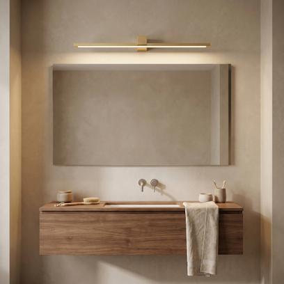 LED аплик за баня SWE048-1W 80cm GOLD BRUSH