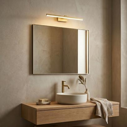 LED аплик за баня SWE008-1W 58cm BRUSH GOLD