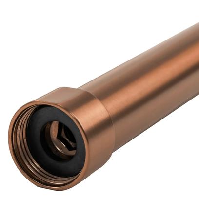 Extension for a bathtub and shower set brush copper 50cm
