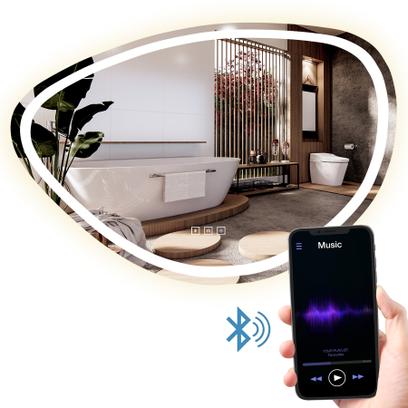Mirror LED 70x100cm FOG
