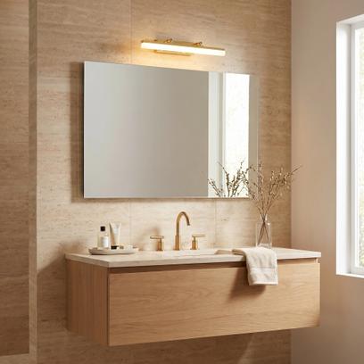 Bathroom LED wall sconce APP1872 40 CM GOLD