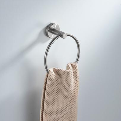 Kúpeľňový vešiak Ring 6610 Modern Brush Nickel