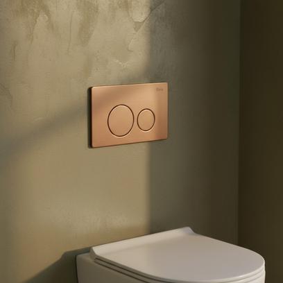 Ovládacie tlačidlo k podomietkovým systémom WC I K011A-Q Copper Brush