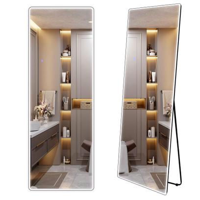 LED wandspiegel Classico 60x170cm Black