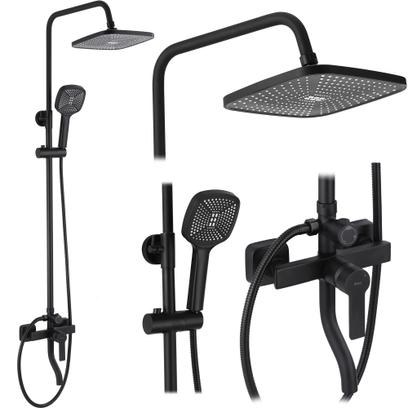Shower set REA ARGUS BLACK MATT