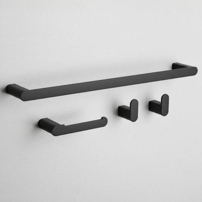 Ensemble d’accessoires de salle de bain Mati Black 4 pièces