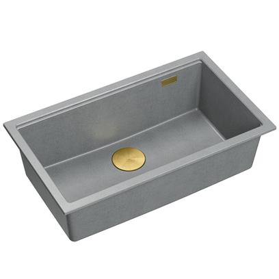 Granitspülbecken Logan 110 Grey Metallic