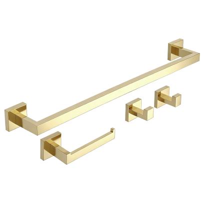 Ensemble d’accessoires de salle de bain Rio Gold 4 pièces