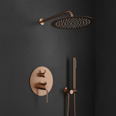 Shower system Rea Foss Clif Brush Copper + BOX