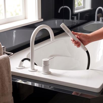 3-Reikäinen Ammehana Rea Lungo White
