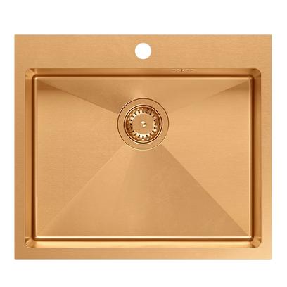 Edelstahlspüle RUSSEL 110 Copper