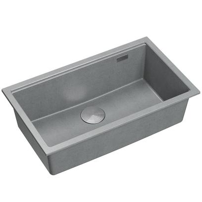 Granitspülbecken Logan 110 Grey Metallic
