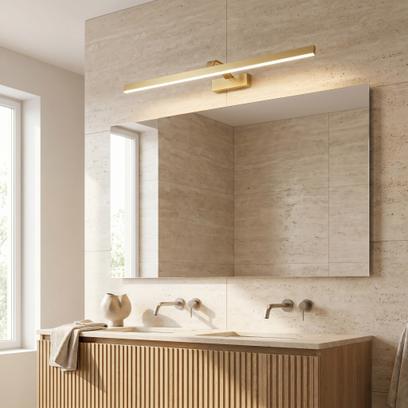 LED аплик за баня SWE009-1W 73cm BRUSH GOLD